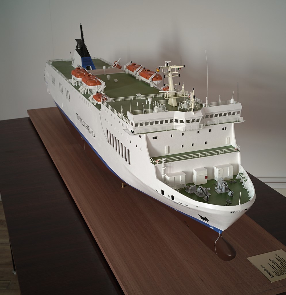 Maquette du Ferry Scandola Trasmediterranea