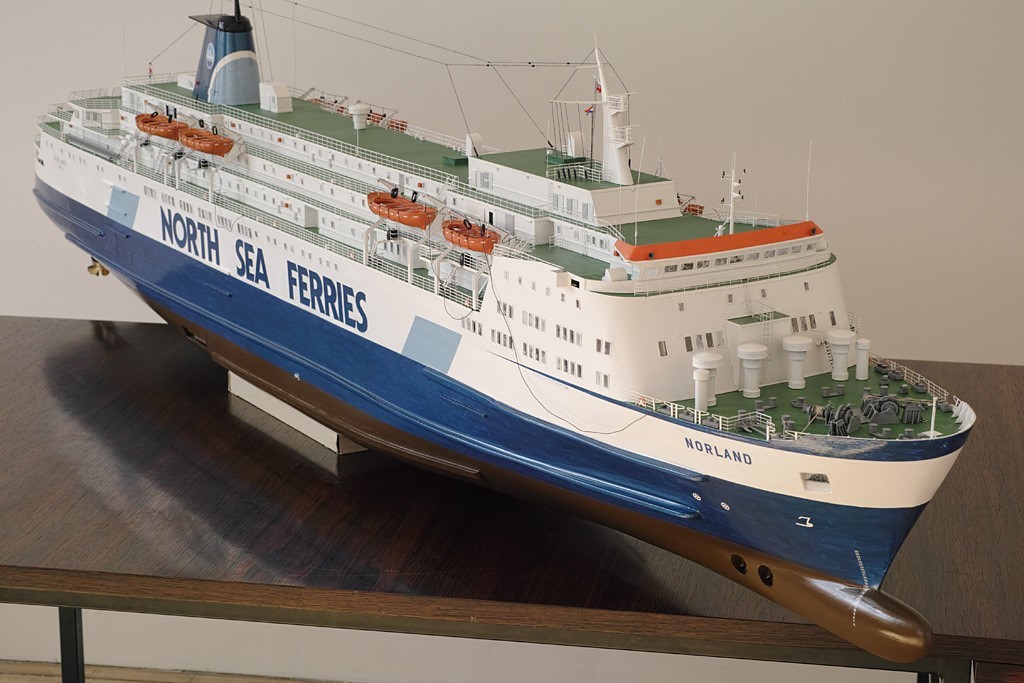 Maquette du Norland, ferry de la Mer du Nord