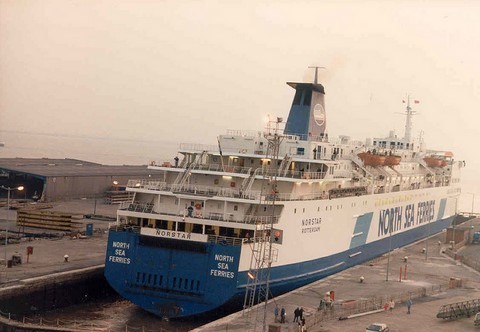 Le ferry Norstar en réel Le ferry Norstar en réel