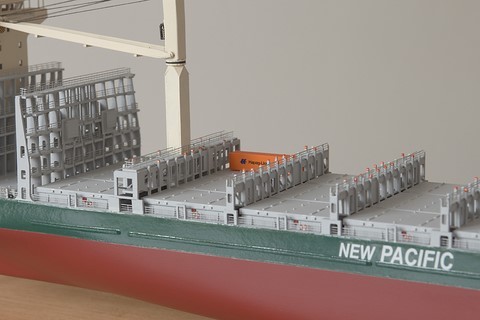 Maquette de bateau : porte-conteneur Cape Nelson