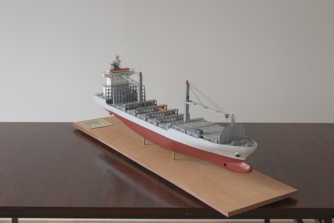 Maquette du porte-conteneur Konrad Schulte