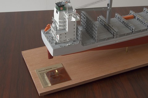Maquette du porte-conteneur Konrad Schulte