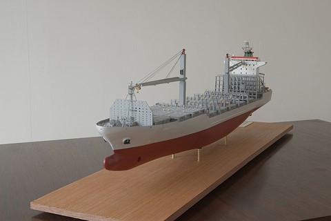 Maquette du porte-conteneur Konrad Schulte