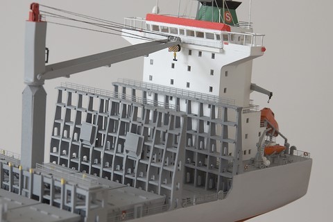Maquette du porte-conteneur Konrad Schulte