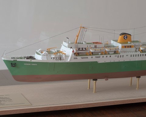 maquette du ferry Espresso Corinto