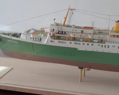 maquette du ferry Espresso Corinto