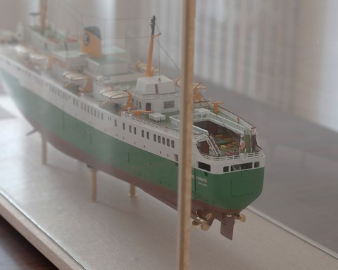 maquette du ferry Espresso Corinto