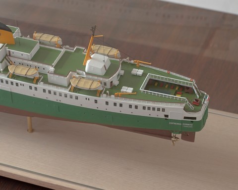 maquette du ferry Espresso Corinto