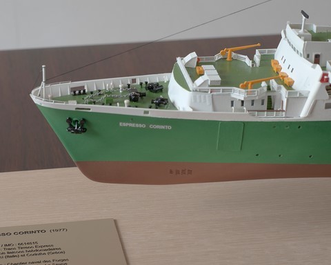 maquette du ferry Espresso Corinto
