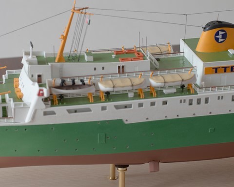 maquette du ferry Espresso Corinto