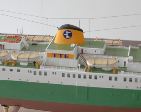 maquette du ferry Espresso Corinto