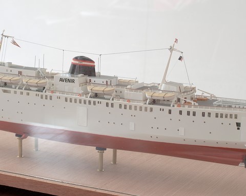 Maquette du paquebot Avenir