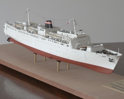 Maquette du car-ferry Avenir