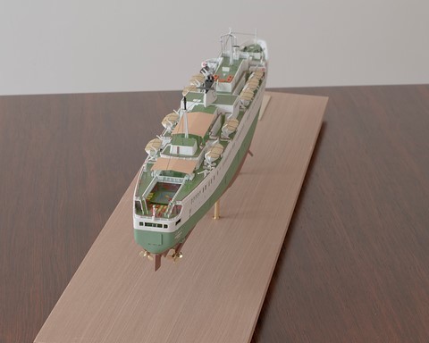 Maquette paquebot Shahrazad