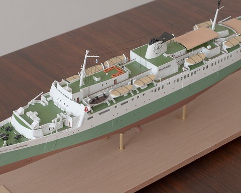 Maquette paquebot Shahrazad