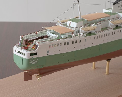 Maquette paquebot Shahrazad