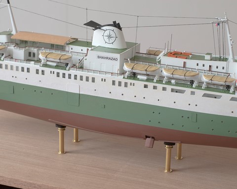 Maquette paquebot Shahrazad