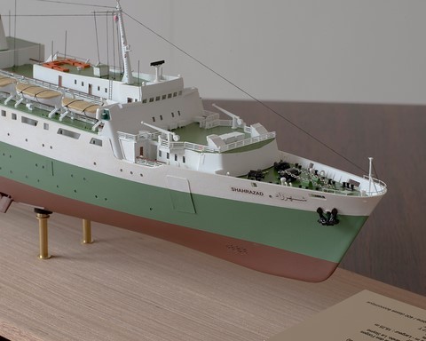 Maquette paquebot Shahrazad