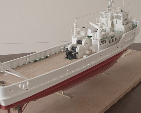 Silver Fish, navire de support pour les plate-formes pétrolières