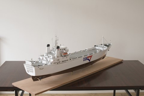 Maquette du roulier Mont-Louis
