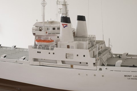 Maquette du roulier Mont-Louis