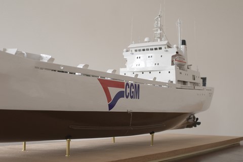 Maquette du roulier Mont-Louis