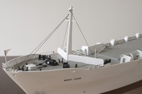 Maquette du roulier Mont-Louis