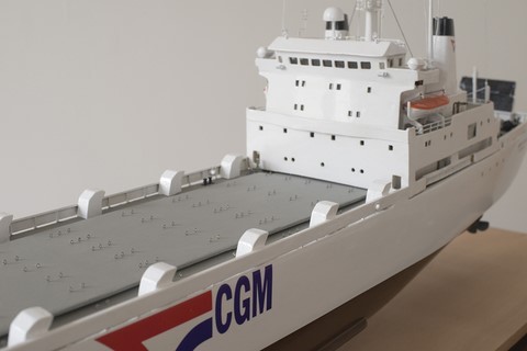 Maquette du roulier Mont-Louis