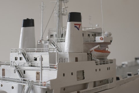 Maquette du roulier Mont-Louis