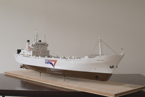 Maquette du roulier Mont-Louis