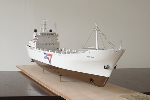 Maquette du roulier Mont-Louis