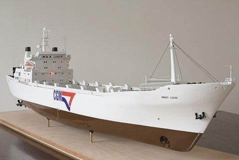 Maquette du roulier Mont-Louis