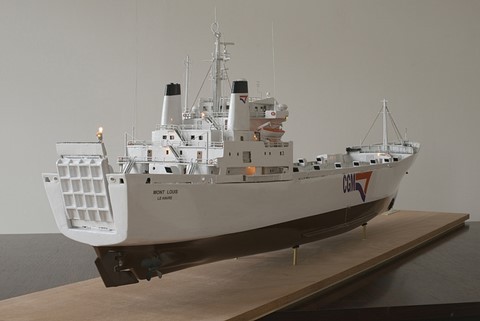 Maquette du roulier Mont-Louis