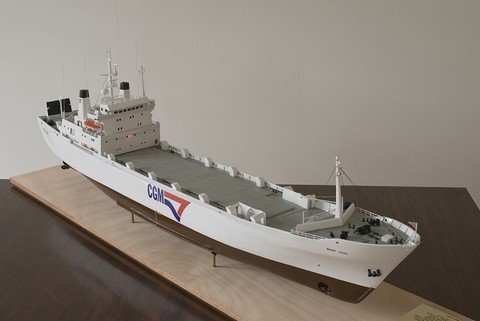 Maquette du roulier Mont-Louis