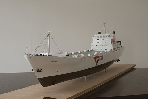 Maquette du roulier Mont-Louis