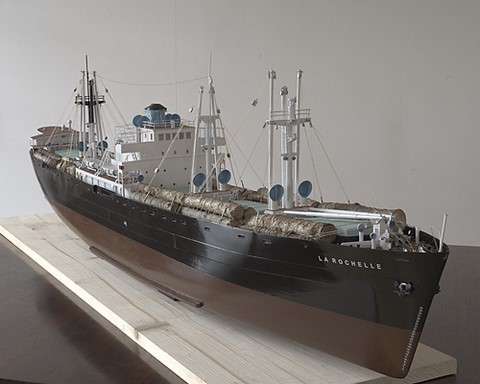 Maquette du cargo La Rochelle