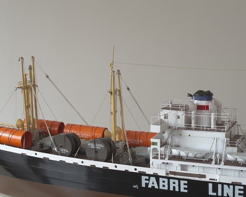Maquette du cargo Marseille