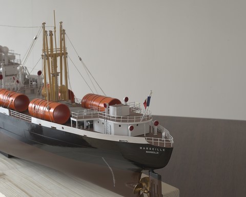 Maquette du cargo Marseille