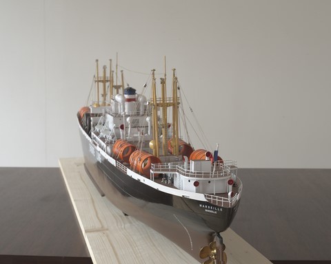 Maquette du cargo Marseille