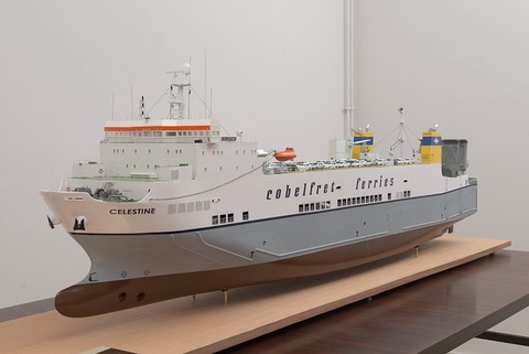 maquette du ferry Célestine