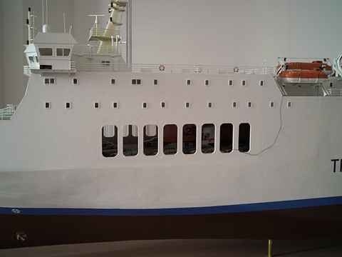 Maquette du Ferry Scandola Trasmediterranea