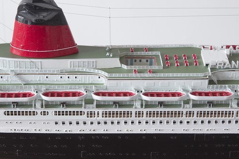vue de côté de la maquette