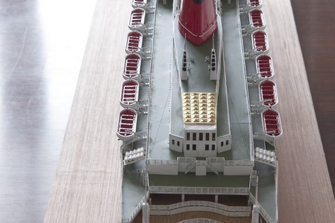 France : arrière du pont supérieur