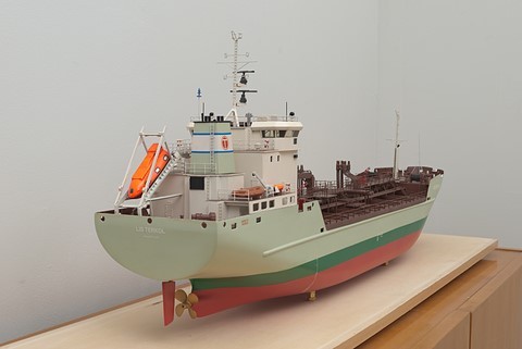 Maquette du pétrolier Lis Terkol
