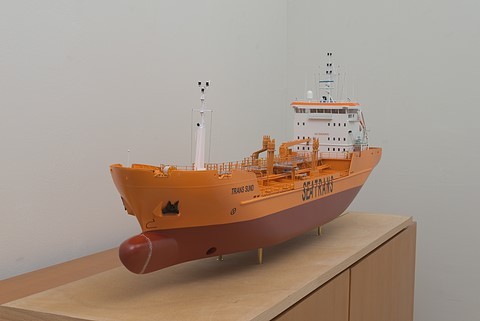 Maquette du pétrolier Trans Sund