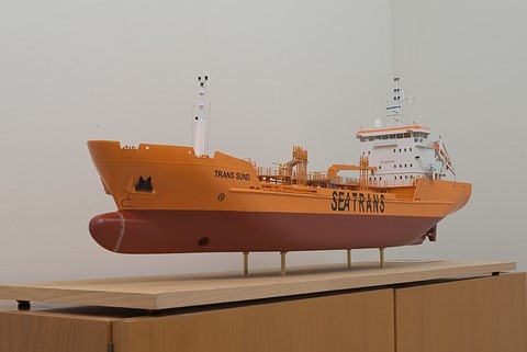 Maquette du pétrolier Trans Sund