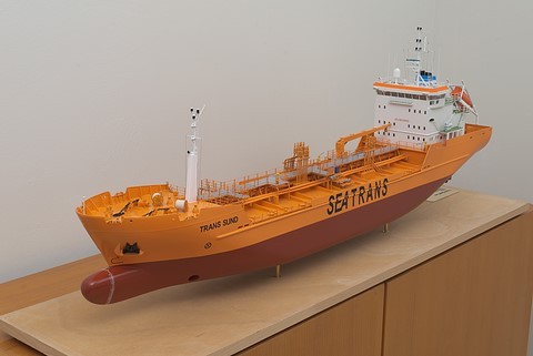 Maquette du pétrolier Trans Sund