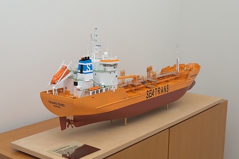 Maquette du pétrolier Trans Sund
