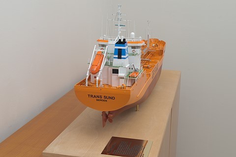 Maquette du pétrolier Trans Sund