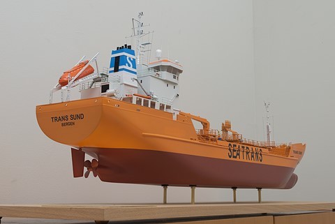 Maquette du pétrolier Trans Sund